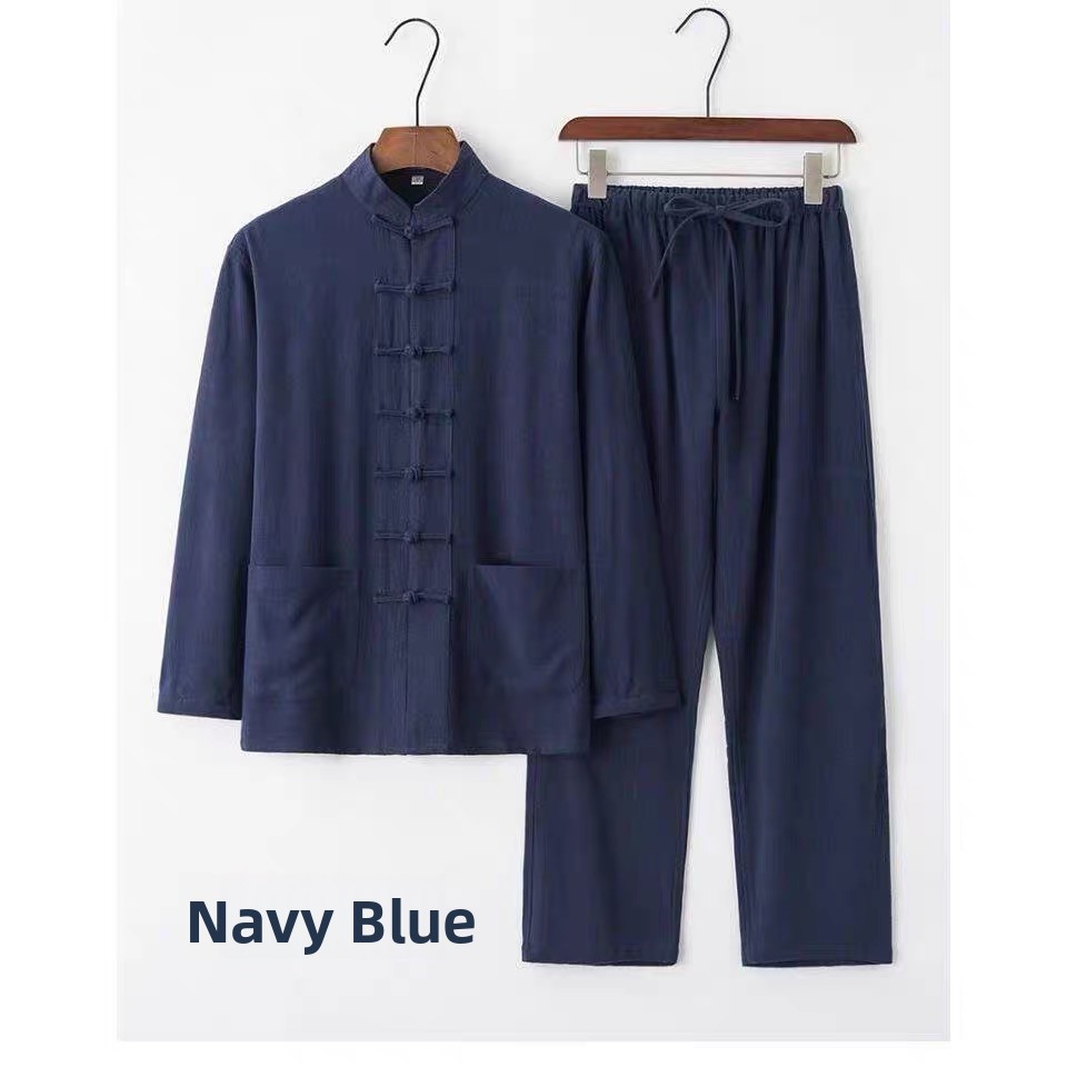 2026年新作 綿麻素材 中華風 長袖シャツ ルーズフィット - Mens Linen Shirt Long Sleeve のレビューと価格