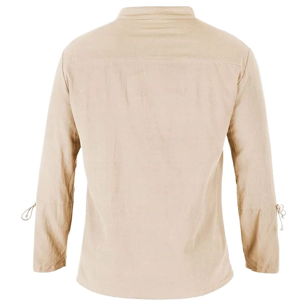メンズパイレーツスタイルのドレス,長袖シャツ,レース,Vネッ - Medieval Gothic Lace Up Pirate Shirt のレビューと価格