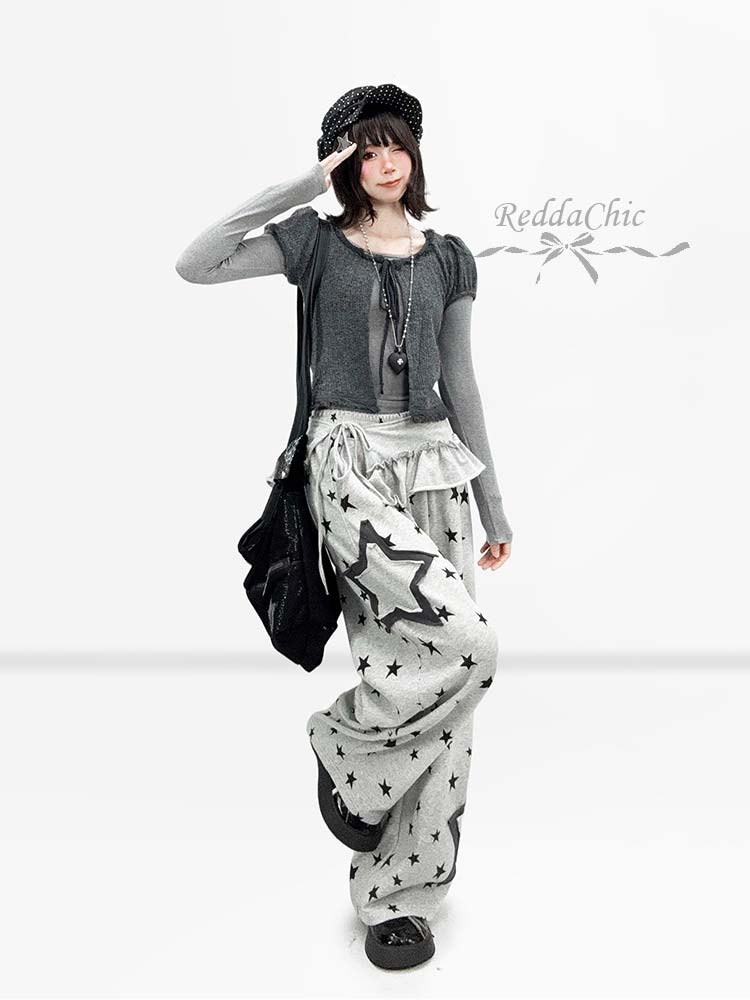REDDACHiC パフスリーブカーディガンとトップスの2点 - Shirts のレビューと価格