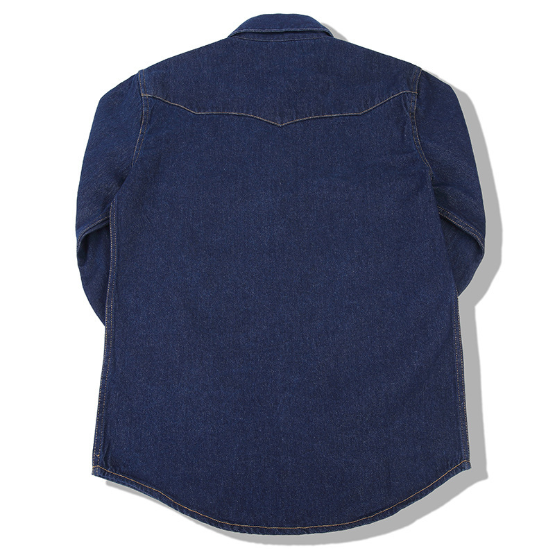 アメリカンウォッシュヴィンテージデニムシャツ パールスナップ - Mens Western Denim Pearl Snap Shirt のレビューと価格