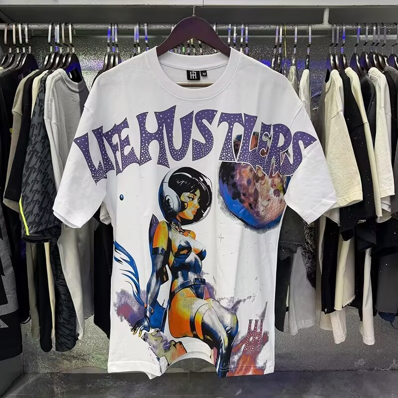 ヴィンテージ風グラフィックLHメンズTシャツ、酸洗い加工、オ - Acid Wash Vintage Graphic T Shirt のレビューと価格