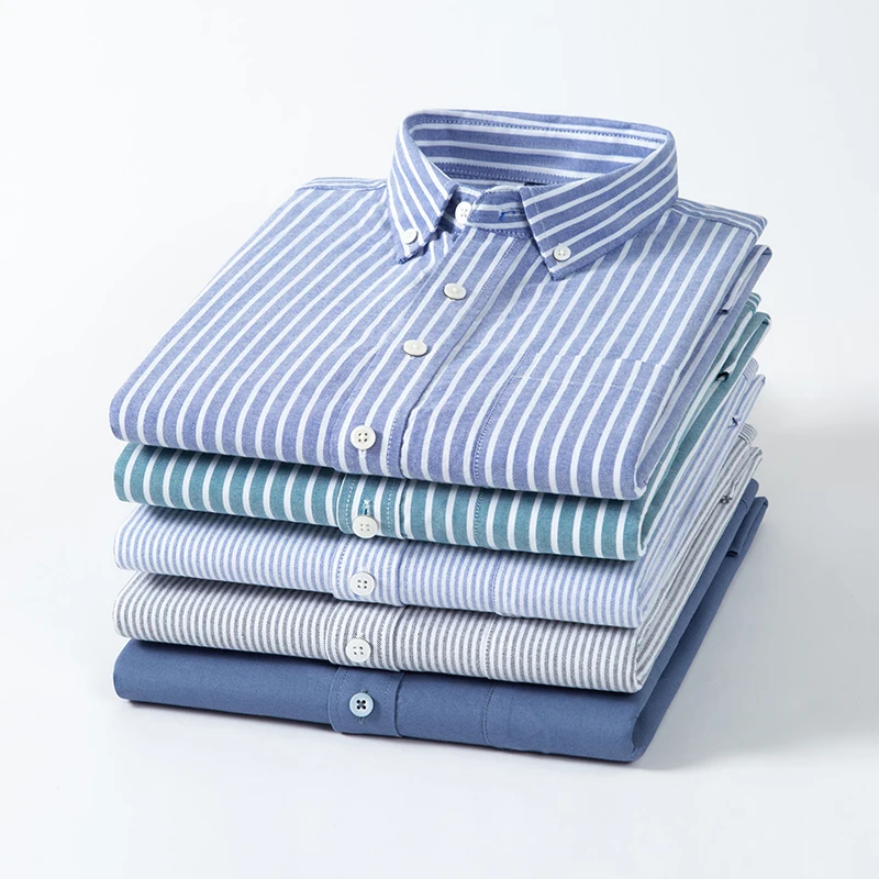 2025年 100%コットン オックスフォードシャツ ビジネ - Oxford Cotton Casual Shirt Business のレビューと価格