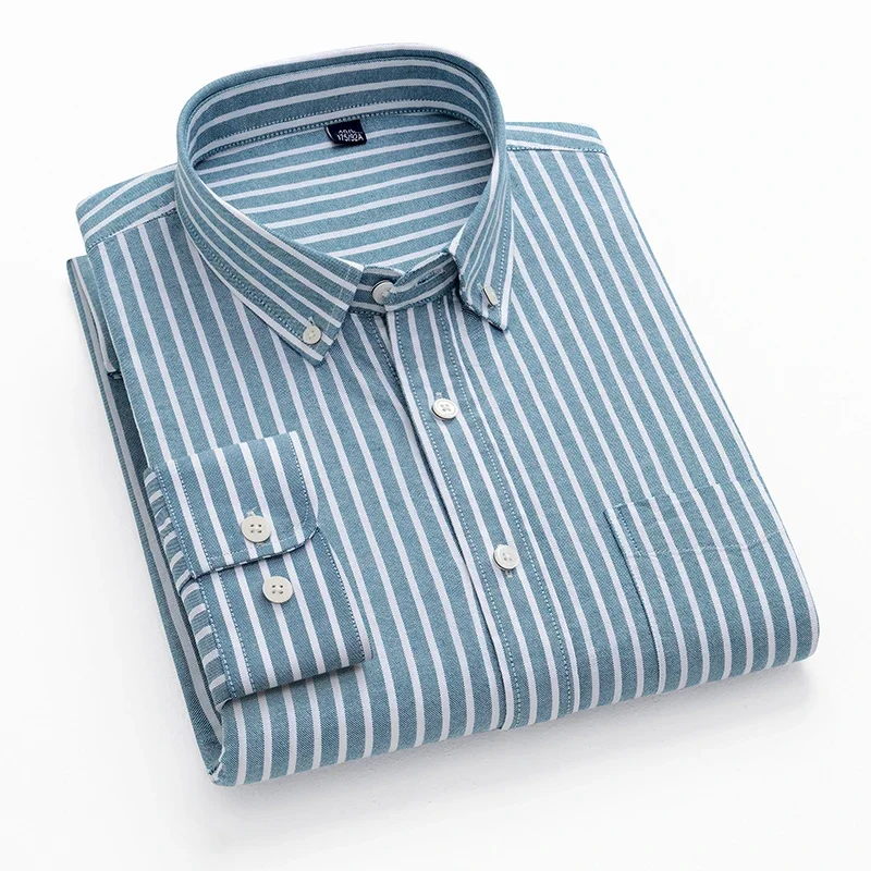 2025年 100%コットン オックスフォードシャツ ビジネ - Oxford Cotton Casual Shirt Business のレビューと価格