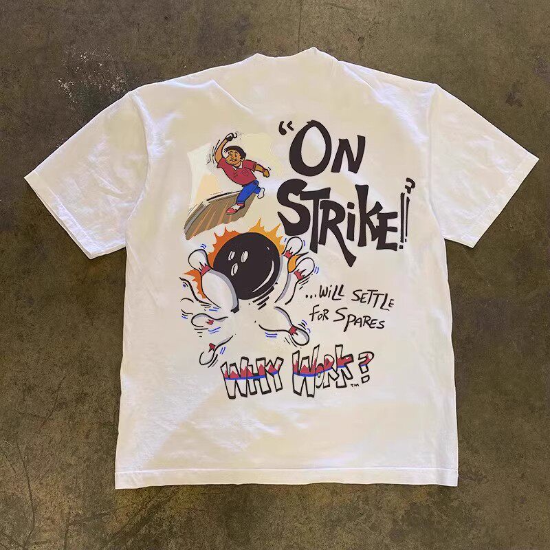 アメリカンレトロな半袖メンズ＆レディースストリートスタイルボ - Short Sleeve Bowling Shirt Retro のレビューと価格