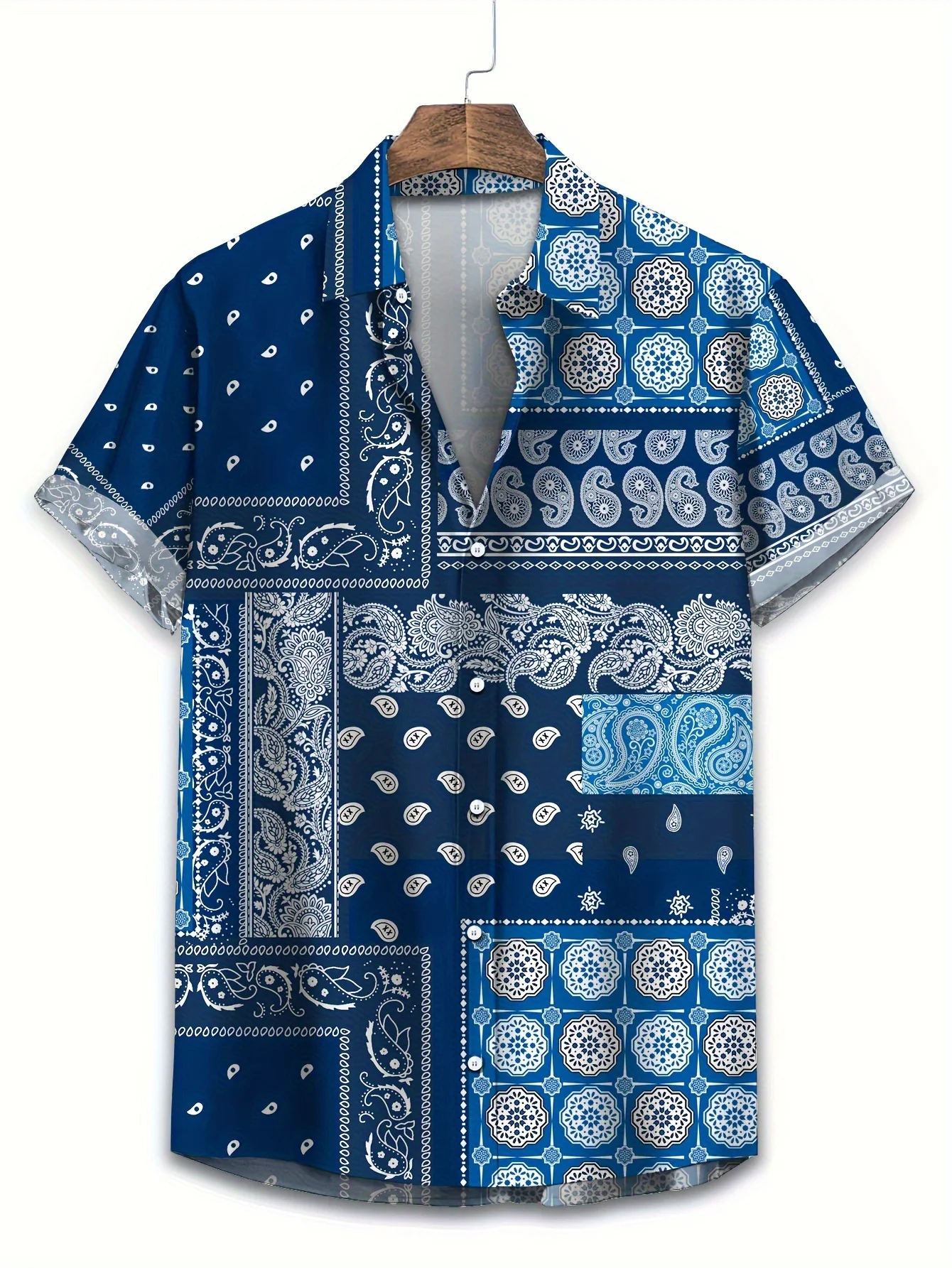 通気性のある薄手の生地、マルチスタイル、メンズハワイアンシャ - Vintage Hawaiian Floral Shirt のレビューと価格