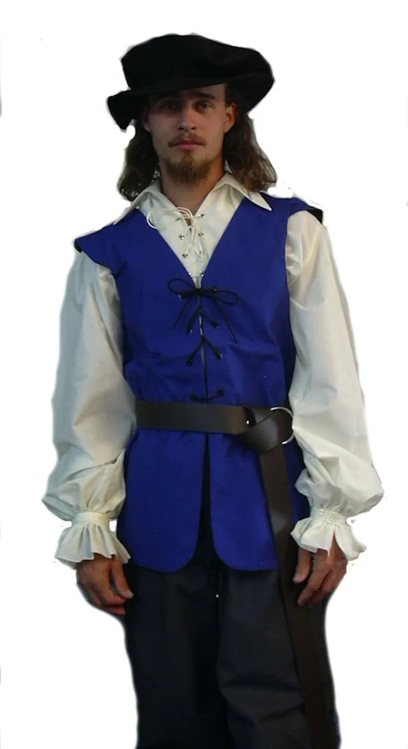 中世のシャツフリルゴシックスチームパンクビクトリア朝の海賊コ - Medieval Gothic Lace Up Pirate Shirt のレビューと価格
