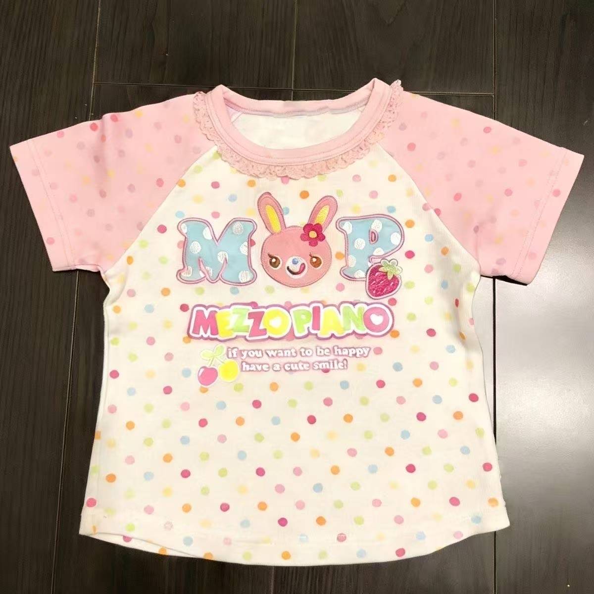 Y2KキュートプリントTシャツクロップトップミニスカートスー - Shirts のレビューと価格